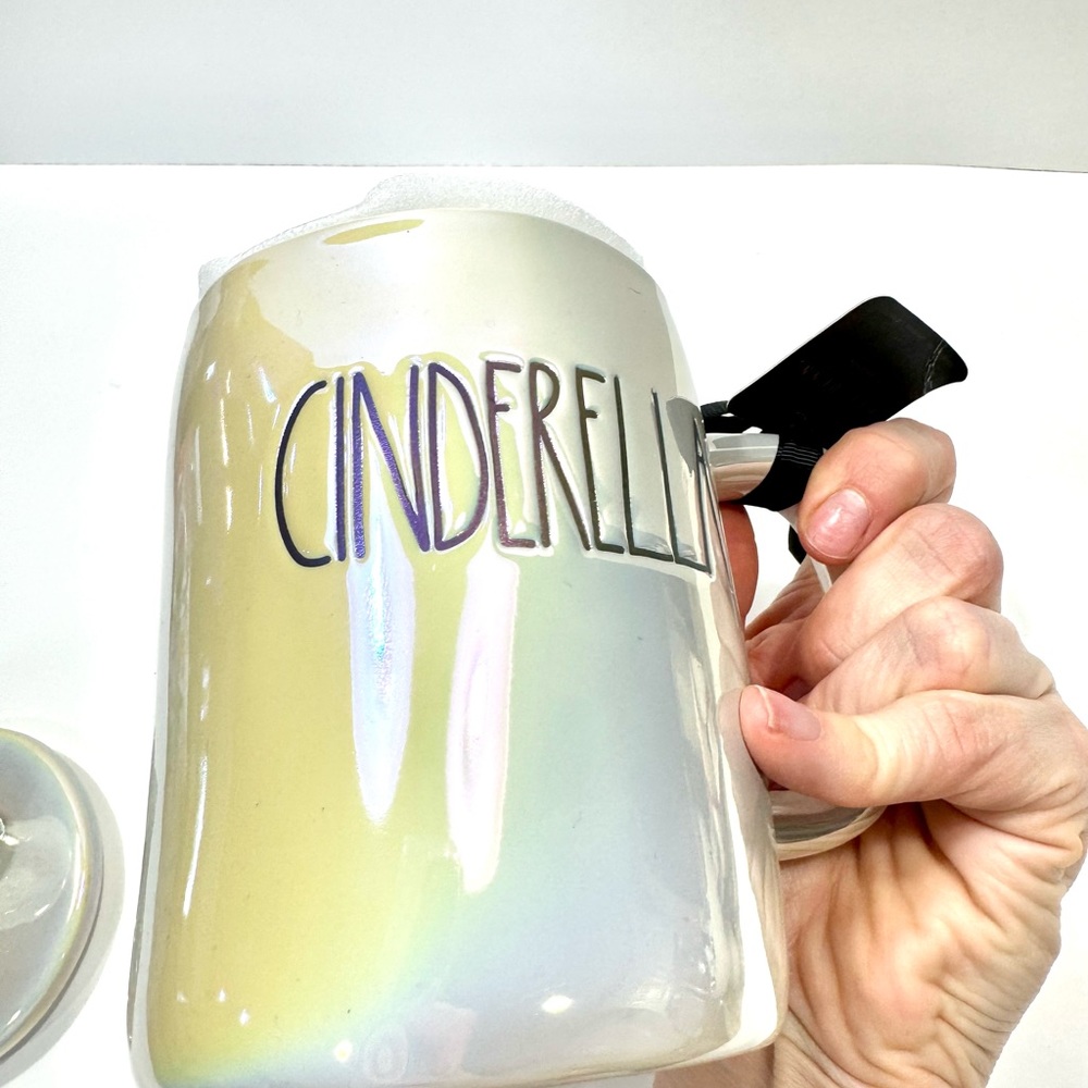 *NEW* RAE DUNN CINDERELLA IRIDESCENT GLASS SLIPPER MUG - Picture 11 of 12